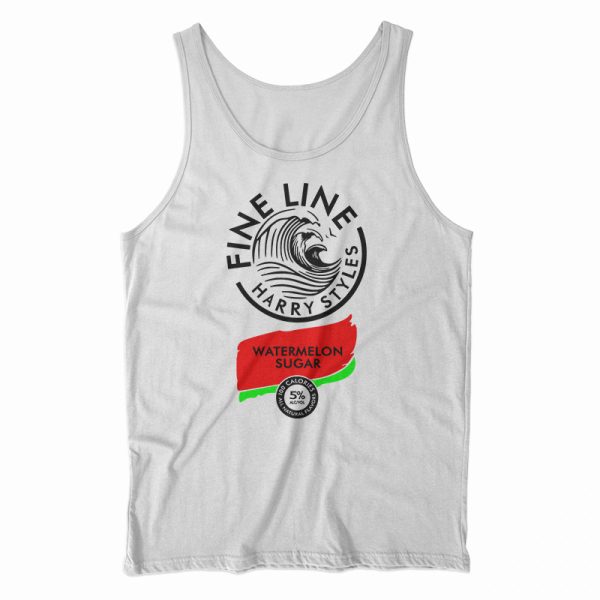 Harry Watermelon Sugar White Claw Parody Tank Top