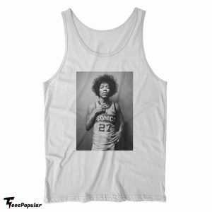 Jimi Hendrix Wearing Sonics Jersey Tank Top