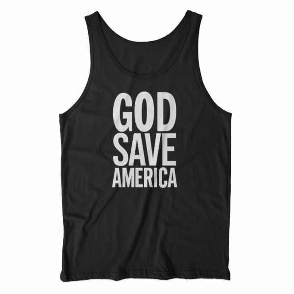 Kanye West God Save America Tank Top