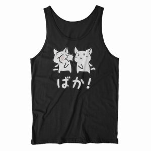 Kawaii Neko Baka Anime Tank Top