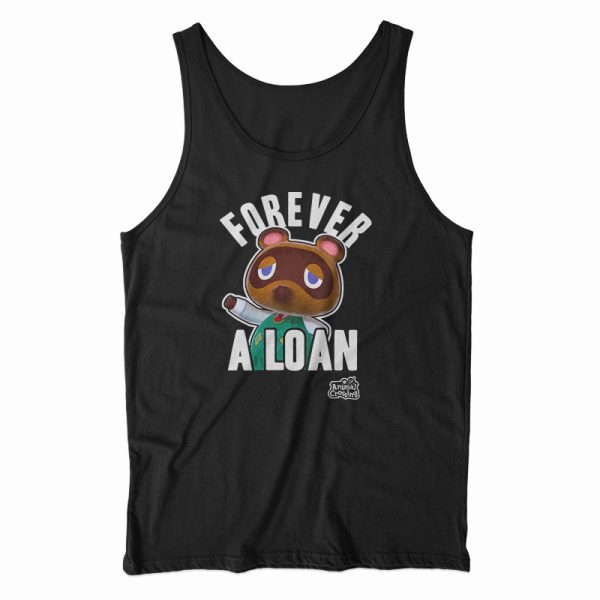 Nintendo Animal Crossing Tom Nook Forever A Loan Tank Top