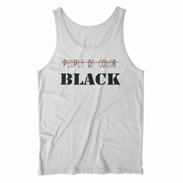 People Of Color Black Tank Top