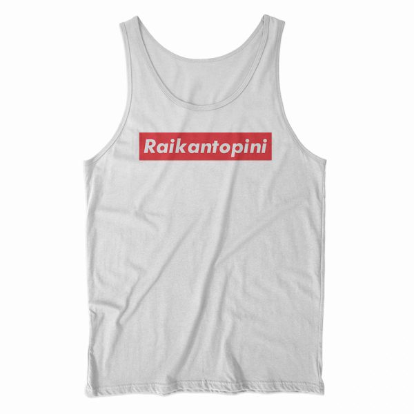 Raikantopini Red Box Logo Tank Top