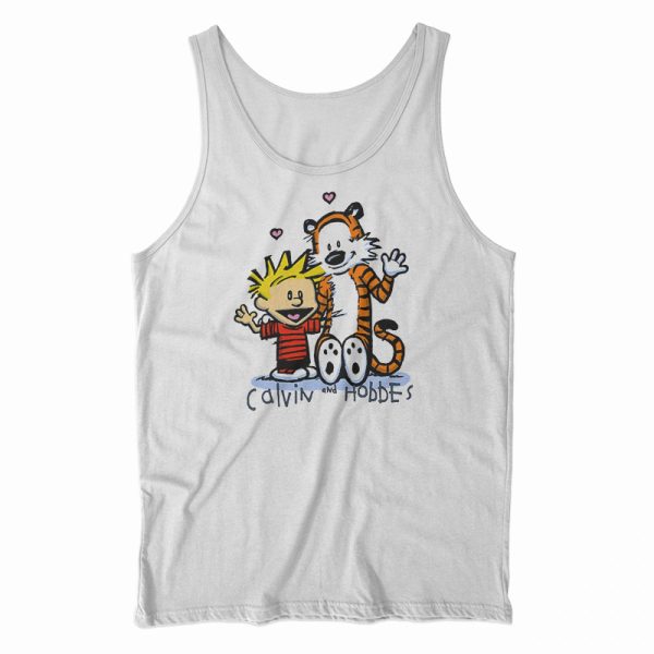 Tiger Calvin And Hobbes Tank Top