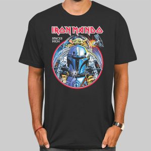 Mandalorian Spaces High Iron Mando Shirt Cheap