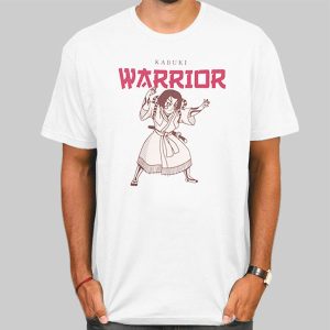 Manga Japanese Art Kabuki Warrior Shirt Cheap