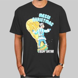 Meme Messi Christmas From Qatar Shirt Cheap