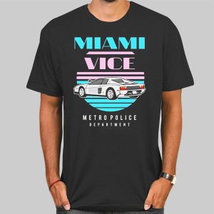 Metro Police Miami Vice Shirt Cheap