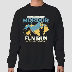 Middle Earth’s Annual Mordor Fun Run T Shirt Cheap