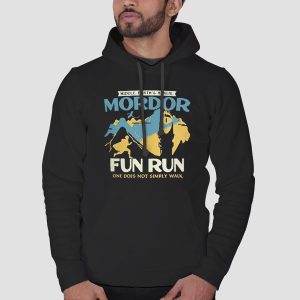 Middle Earths Annual Mordor Fun Run T Shirt Cheap 3