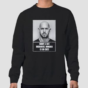 Mugshot Graphic Andrew Tate T Shirt Cheap