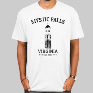 Mystic Falls in Virginia Est 1864 Shirt Cheap 4