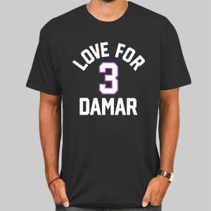 NFL Love for Damar Tshirt Cheap