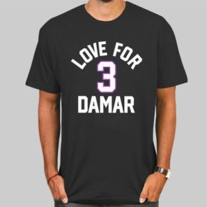 NFL Love for Damar Tshirt Cheap 4