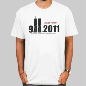 NY PA DC Twin Towers Never Forget 9 11 Shirt Cheap 4