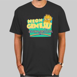 Neon Genesis Evangelion Garfield Shirt Cheap