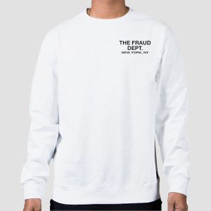 New York Fraud Dept Shirt With Back Printed Cheap