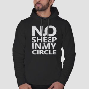 No Sheep in My Circle T Shirt Cheap 3