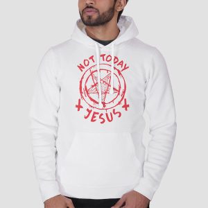 Not Today Jesus Satanic Shirt Cheap 3