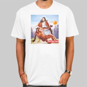 Not Today Satan Jesus Basketball Shirt Cheap 4