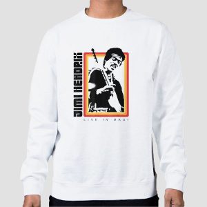 Official Live in Maui jimi hendrix t shirt Cheap