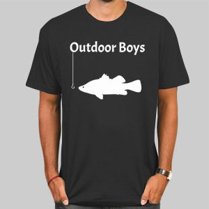 Outdoor Boys Merch Fish Funny Shirt Cheap