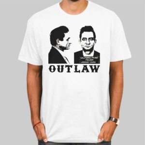 Outlaw Mugshot Johnny Cash Shirt Cheap 4