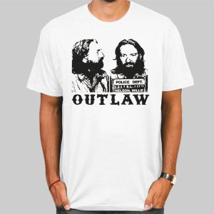 Outlaw Police Dept Vintage Willie Nelson Shirt Cheap