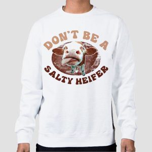 Parody Don’t Be a Salty Heifer Shirt Cheap