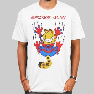 Parody Garfield Spider Cat Spider Man Shirt Cheap