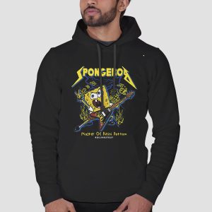 Parody Heavy Metal Spongebob T Shirt Cheap 3