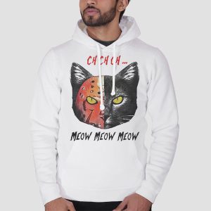 Parody Jason Voorhees Cat Meow Shirt Cheap 3