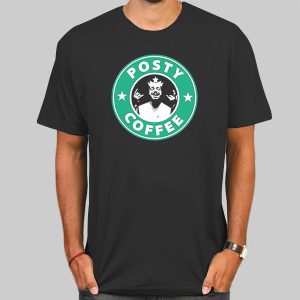 Parody Logo Posty Malone Coffee Shirt Cheap