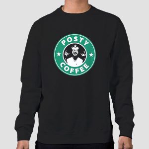 Parody Logo Posty Malone Coffee Shirt Cheap