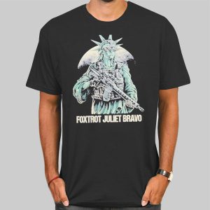 Parody Statue Foxtrot Juliet Bravo Shirt Cheap