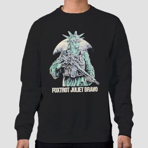 Parody Statue Foxtrot Juliet Bravo Shirt Cheap