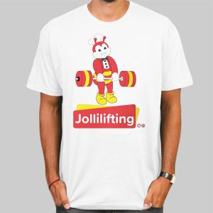 Parody Vintage Jollilifting Jollibee T Shirt Cheap