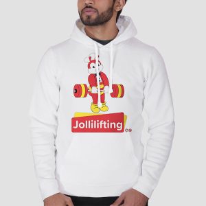 Parody Vintage Jollilifting Jollibee T Shirt Cheap 3