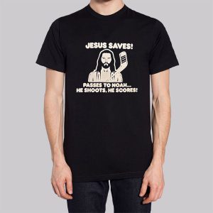 Passes to Noah Jesus Saves Hockey Shirt Cheap