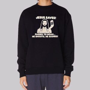 Passes to Noah Jesus Saves Hockey Shirt Cheap