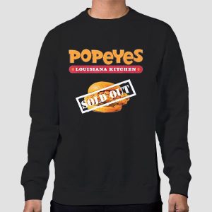 Pepeyes Menu Fast Food Sold out Shirt Cheap