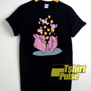 Piggy Bank Graphic t-shirt for men and women tshirt