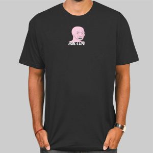 Pink Crying Wojak HODL 4 Life Shirt Cheap