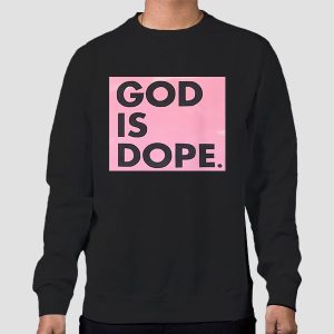 Pink God Is Dope Shirt Cheap