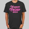 Pink Women for Trump 2024 Shirt Cheap