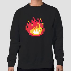 Pixel Fire It Crowd Roy’s Shirt Cheap