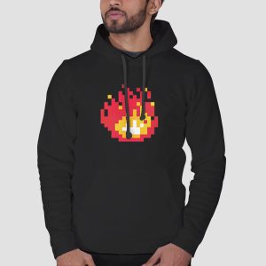 Pixel Fire It Crowd Roys Shirt Cheap 3