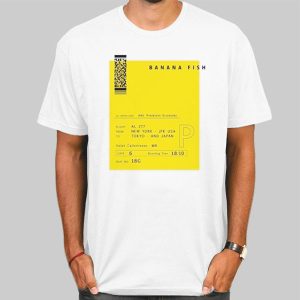 Plane Ticket Banana Fish Shirt Cheap