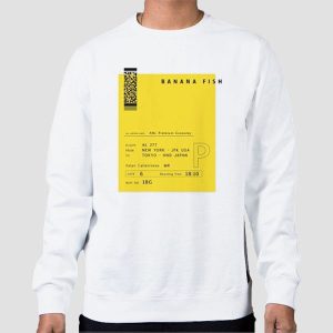 Plane Ticket Banana Fish Shirt Cheap