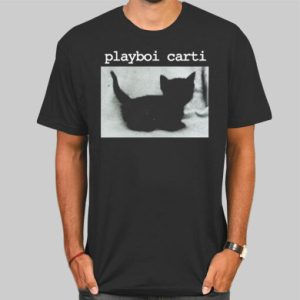 Playboi Carti Black Cat Tshirt Cheap 4